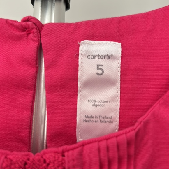 Carter’s Pink Sundress in Size 5 - Picture 6 of 7
